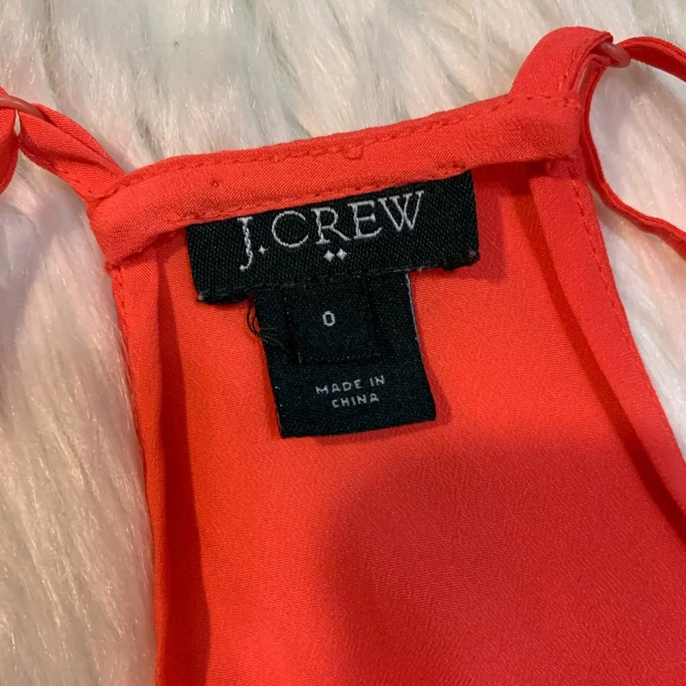 J Crew Coral tank Top size 0